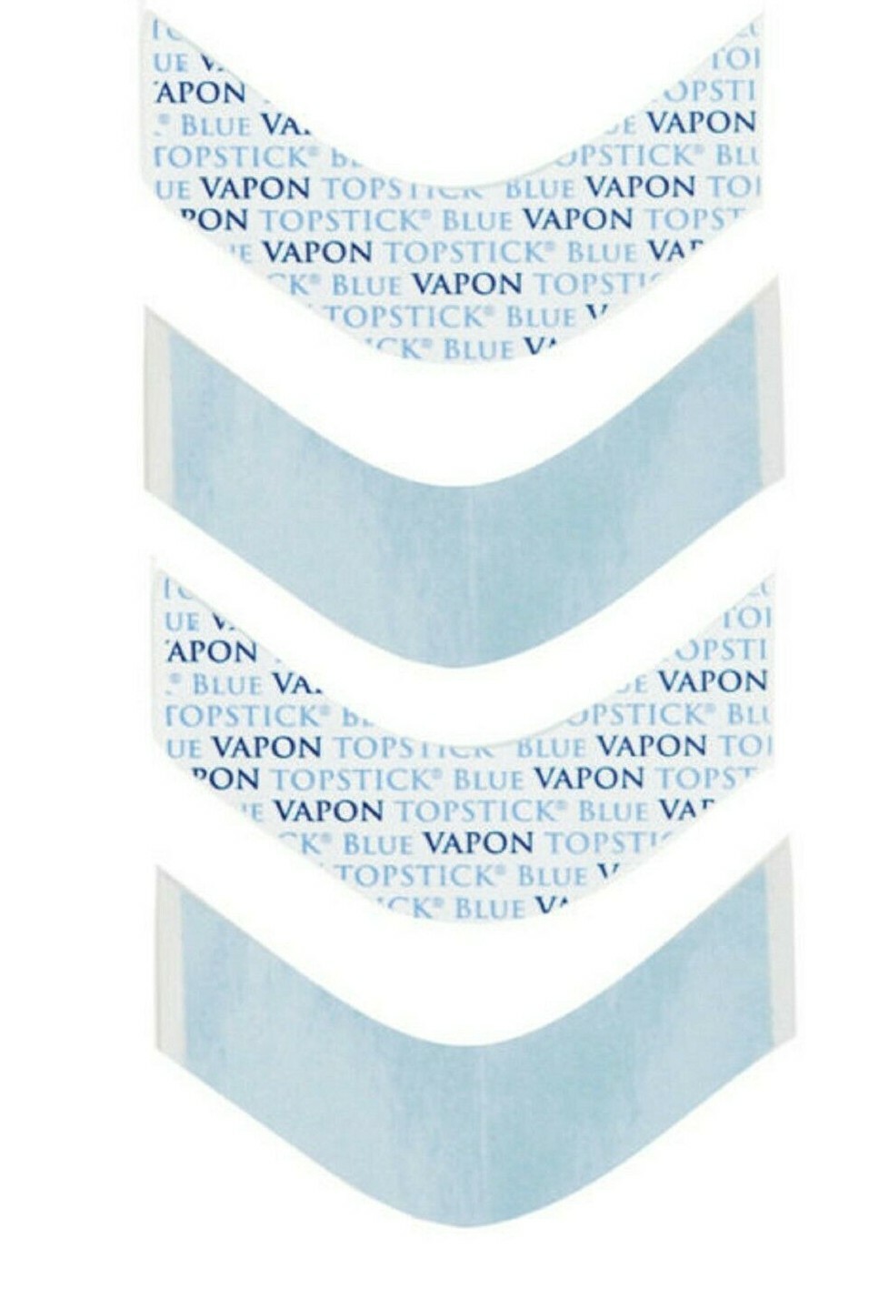 VAPON TAPE BLUE LINER DOUBLE-SIDED “B” CURVE 75 PC LACE WIGS HAIRPIECE TAPE- NEW