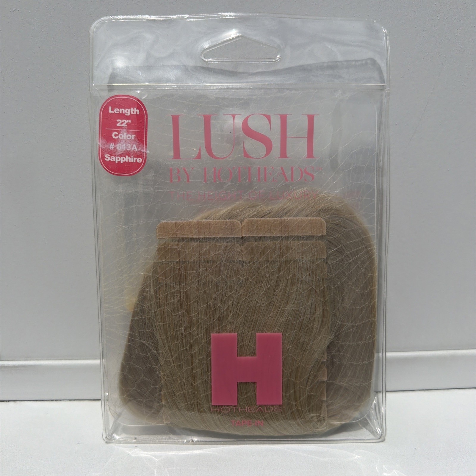 Hotheads Tape In Extensions LUSH Originals 22” 20 Pieces Sapphire #613A NEW