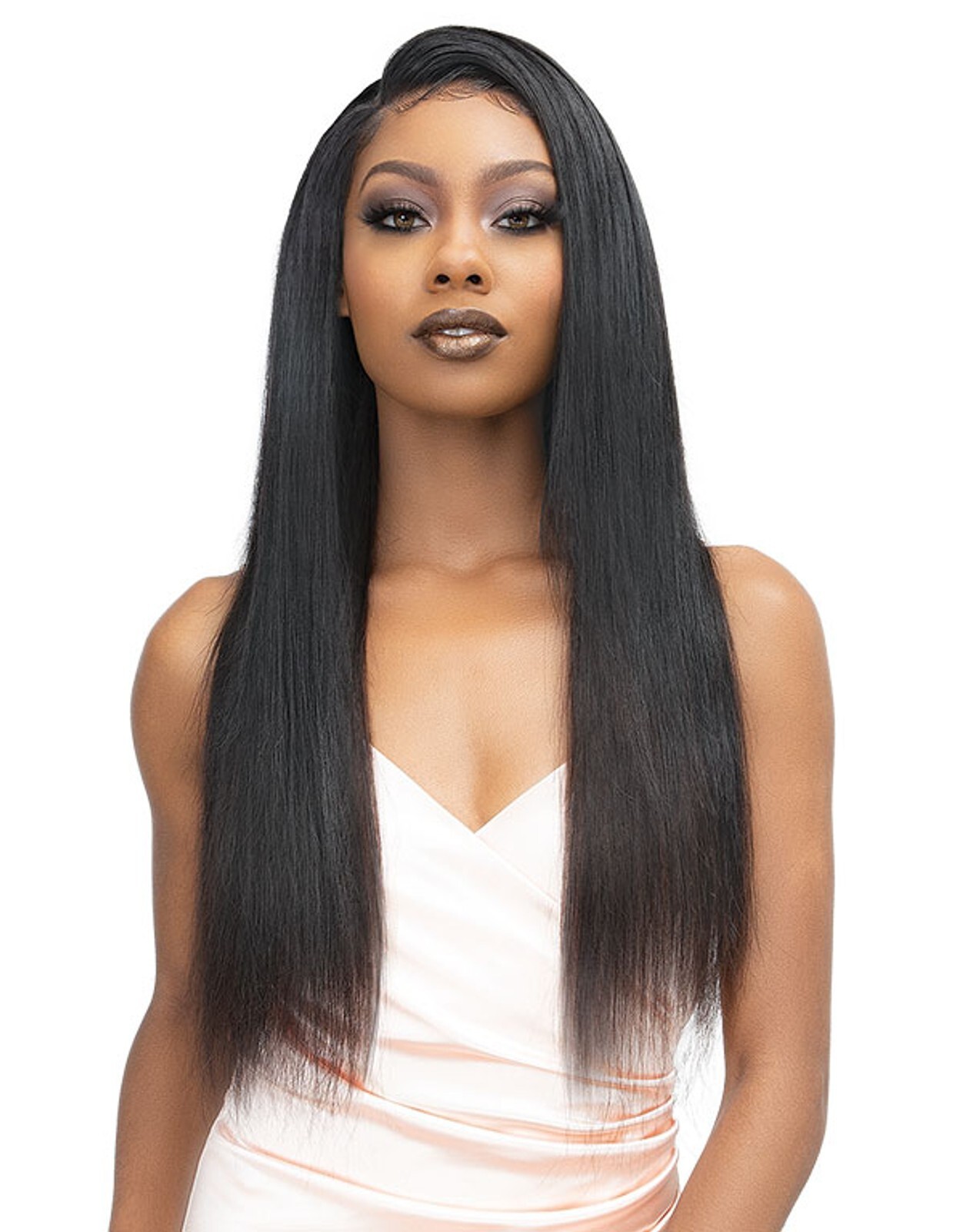 Janet Melt 100% Natural Virgin HumanHair Brazilian Straight 3pcs+13×5 HD Frontal