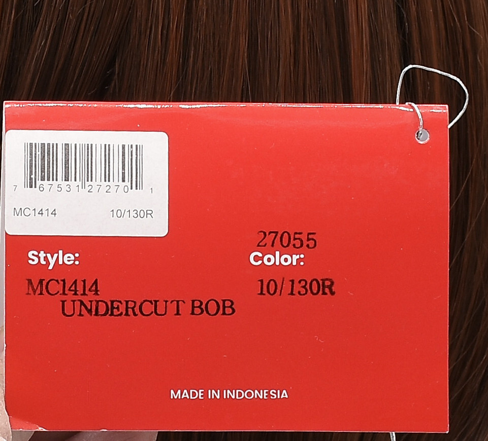 UNDERCUT BOB Wig by TRESSALLURE, 10/130R CLEARANCE Heat-Friendly! Mono Top +Lace