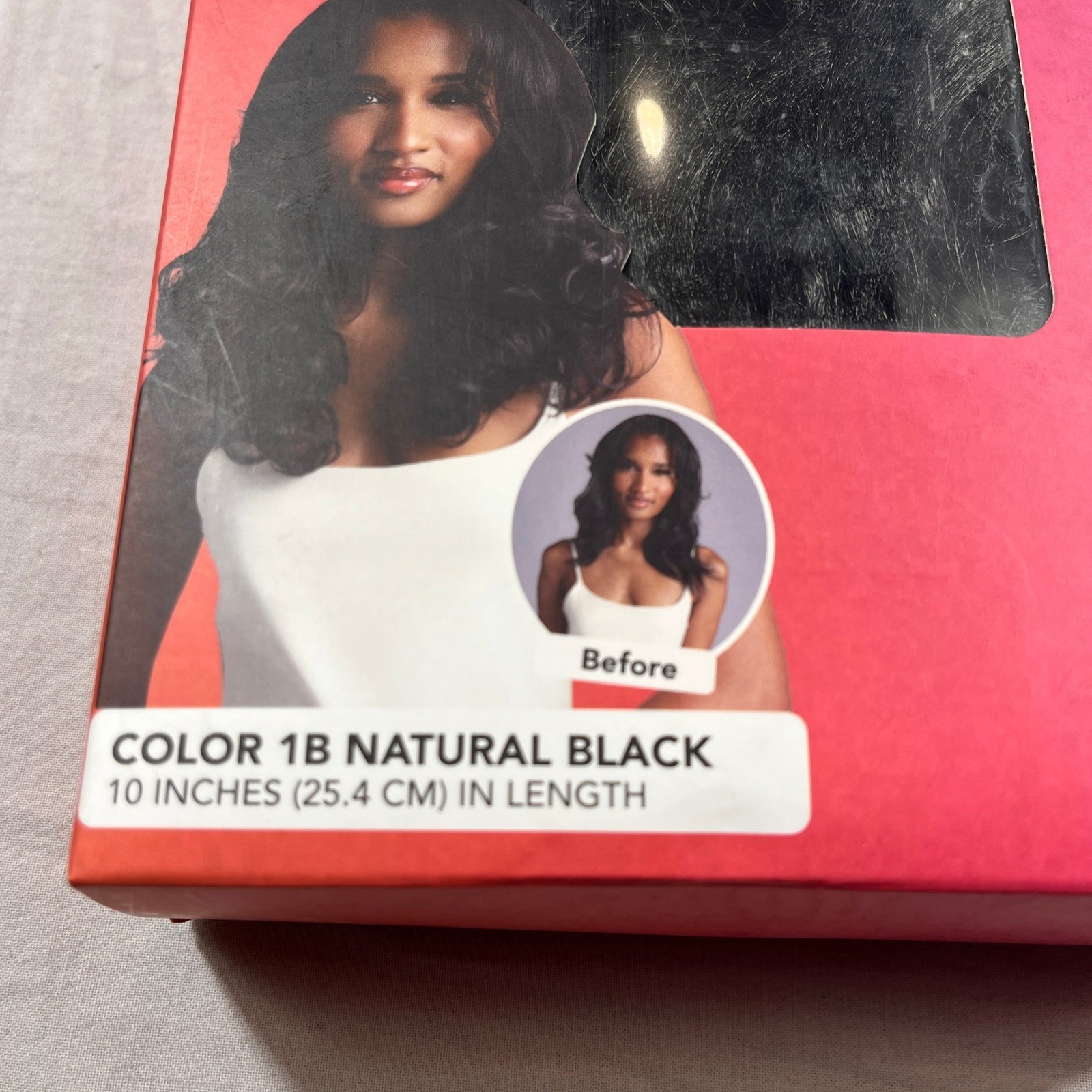 Natural Roots Clip-In Extensions Women 10″ Natural Black NEW Soft Curl Synthetic