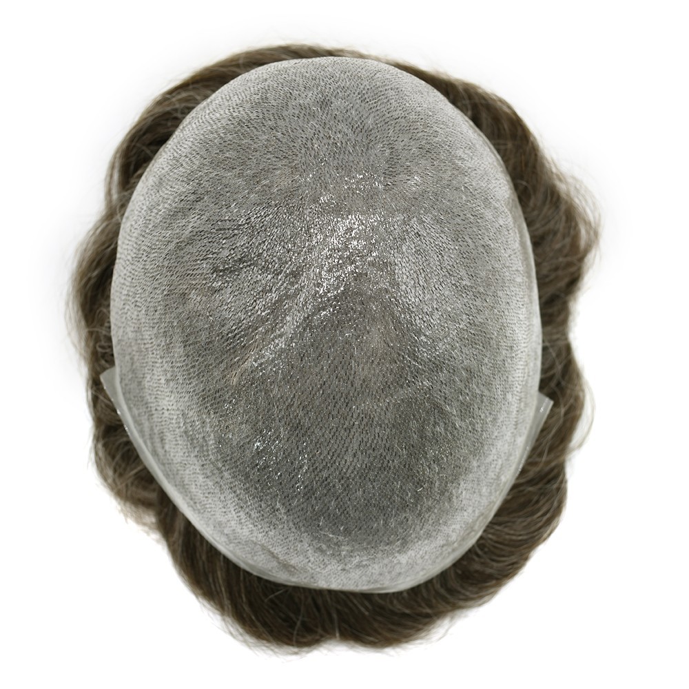 Ultra Thin Skin ToupeeMens Hair Replacement All Colors Hairpieces PU System Wig