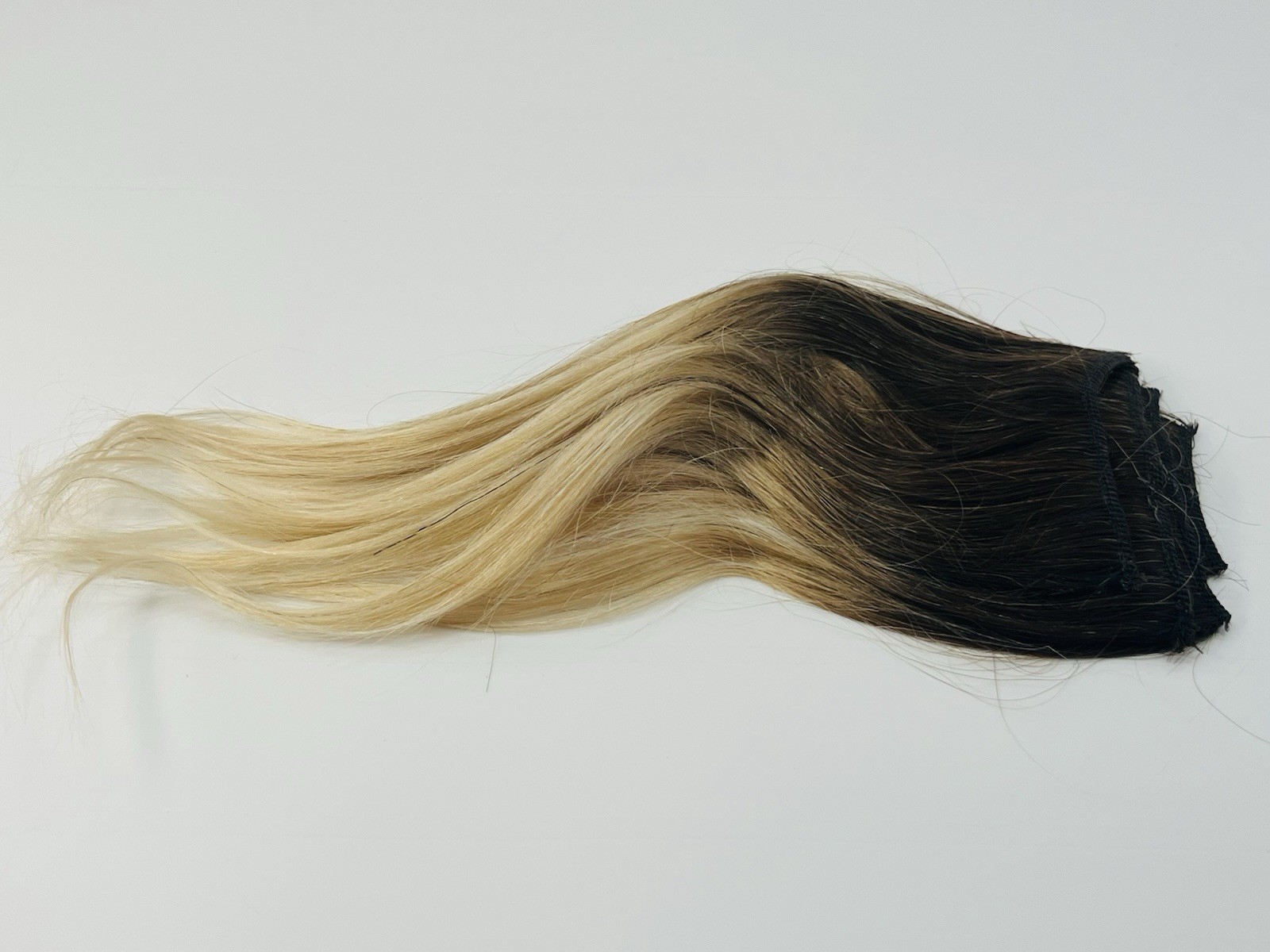 Moresoo Clip In Hair Extensions 14” 50G #2/27/613 Remy Human Hair READ