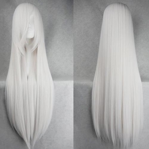 Wome Full Wig 100cm/39″ Straight Long Cosplay Full Wig Multi Colors Party Club