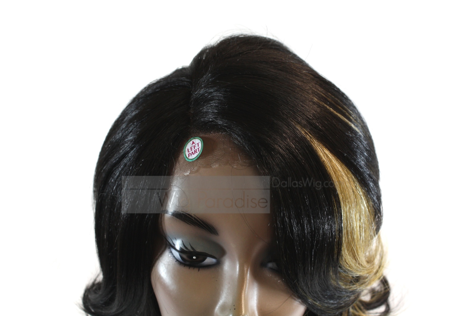 Femi Premium Synthetic Straight Layered Style Dual Part Herra Lace Front Wig