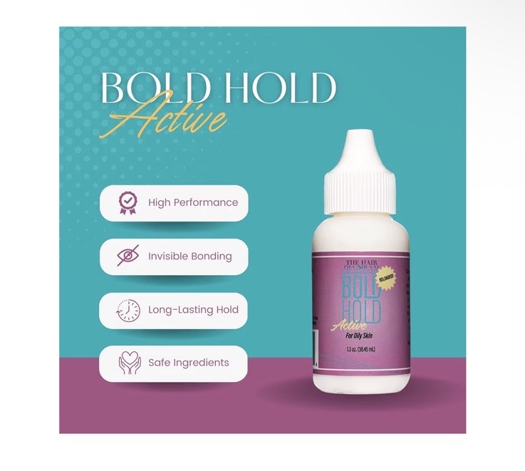 The Hair Diagram Adhesive Glue 1.3 oz Invisible Bonding Humidity Resistant