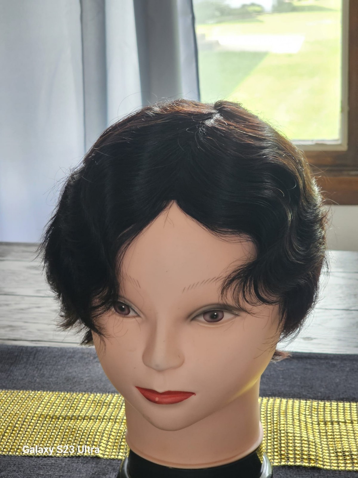 Short Finger Wave Wigs Human Hair Wig For Womens Short Ocean Wave Pixie Cut…