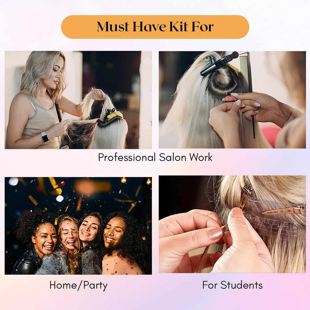 Hair Parting & Sectioning Ring – Stainless Steel Finger Braiding Hair Pick Tools