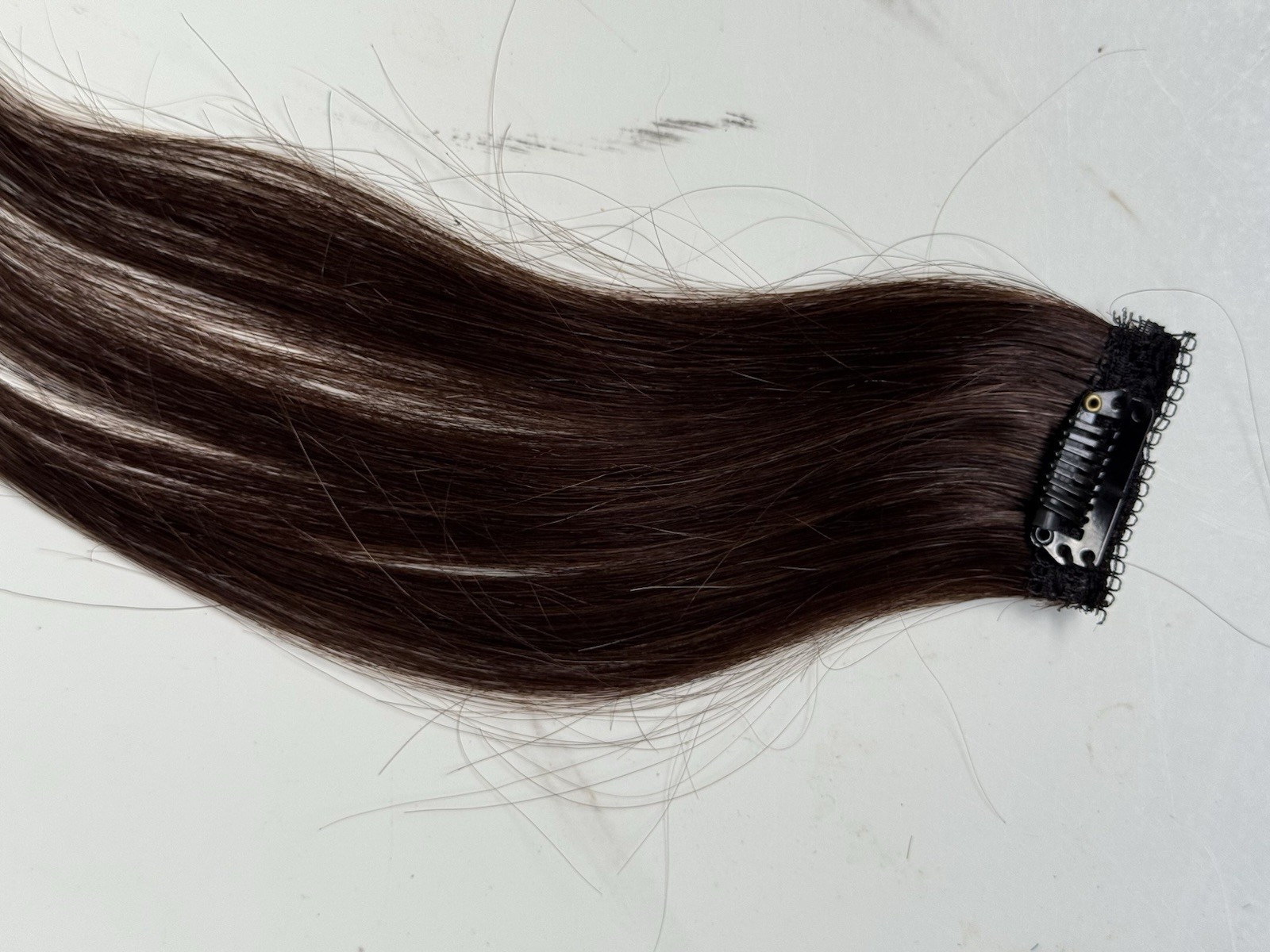 Benehair 6PC Clip-In Extensions 10” Dark Brown 2R# New