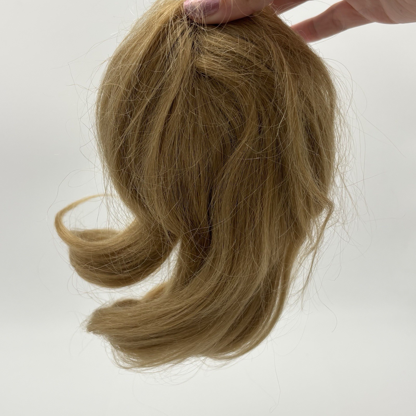 Vintage Alba 100% Human Hair Chignon Hairpiece Blonde Made In Italy Box