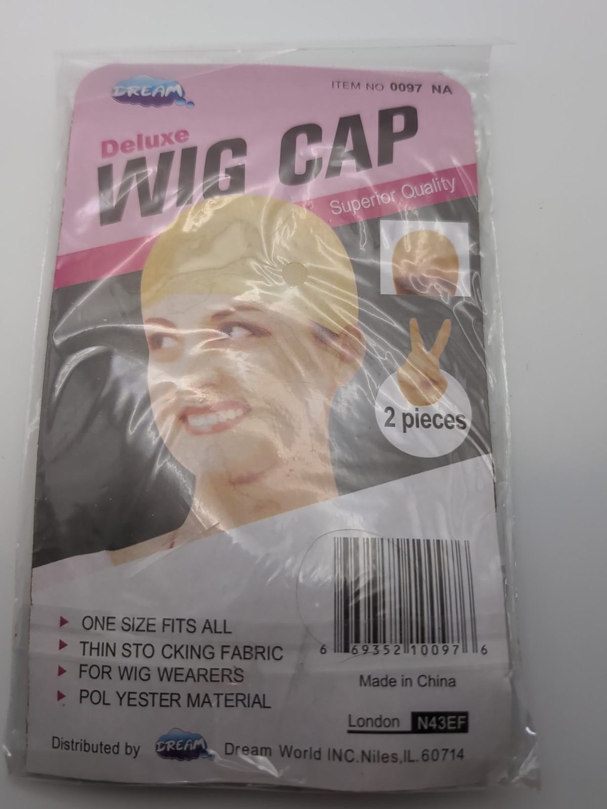 DREAM Deluxe Wig Cap – Beige Nude (2 Piece)