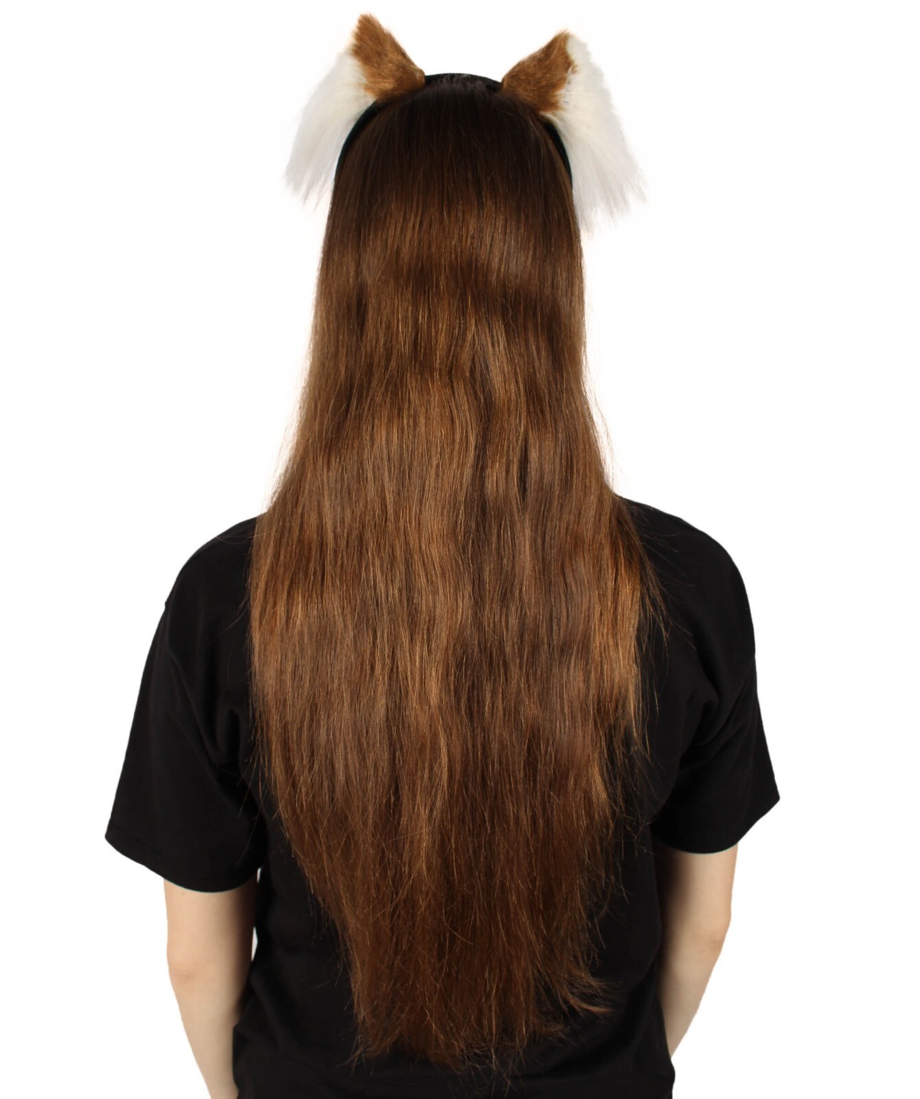 Adult Unisex Light Brown White Cat-ears, Perfect Cosplay Accessory,HA-033