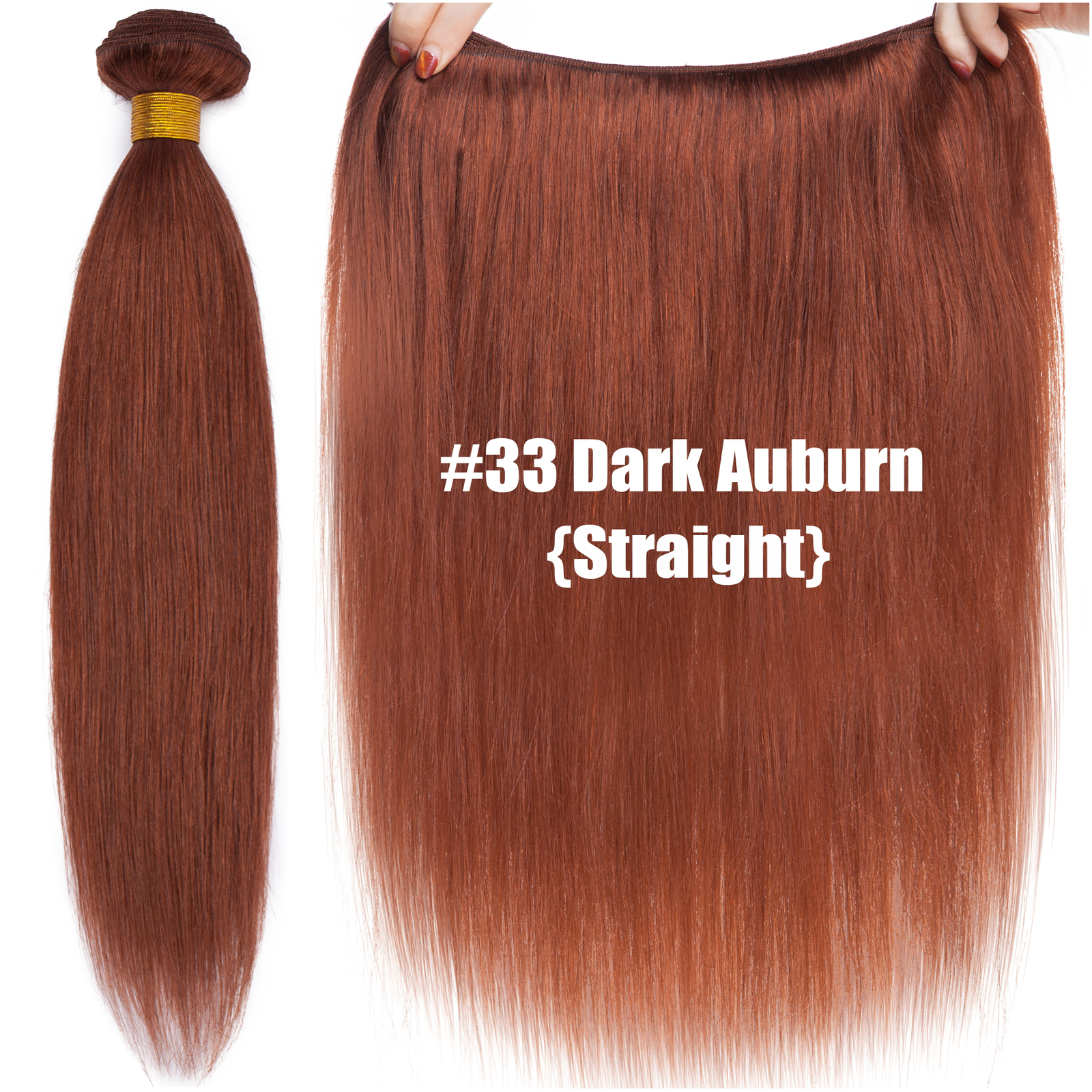 EXTRA-THICK 3Bundles/300G Peruvian 8A Virgin Human Hair Extensions Weave Weft US