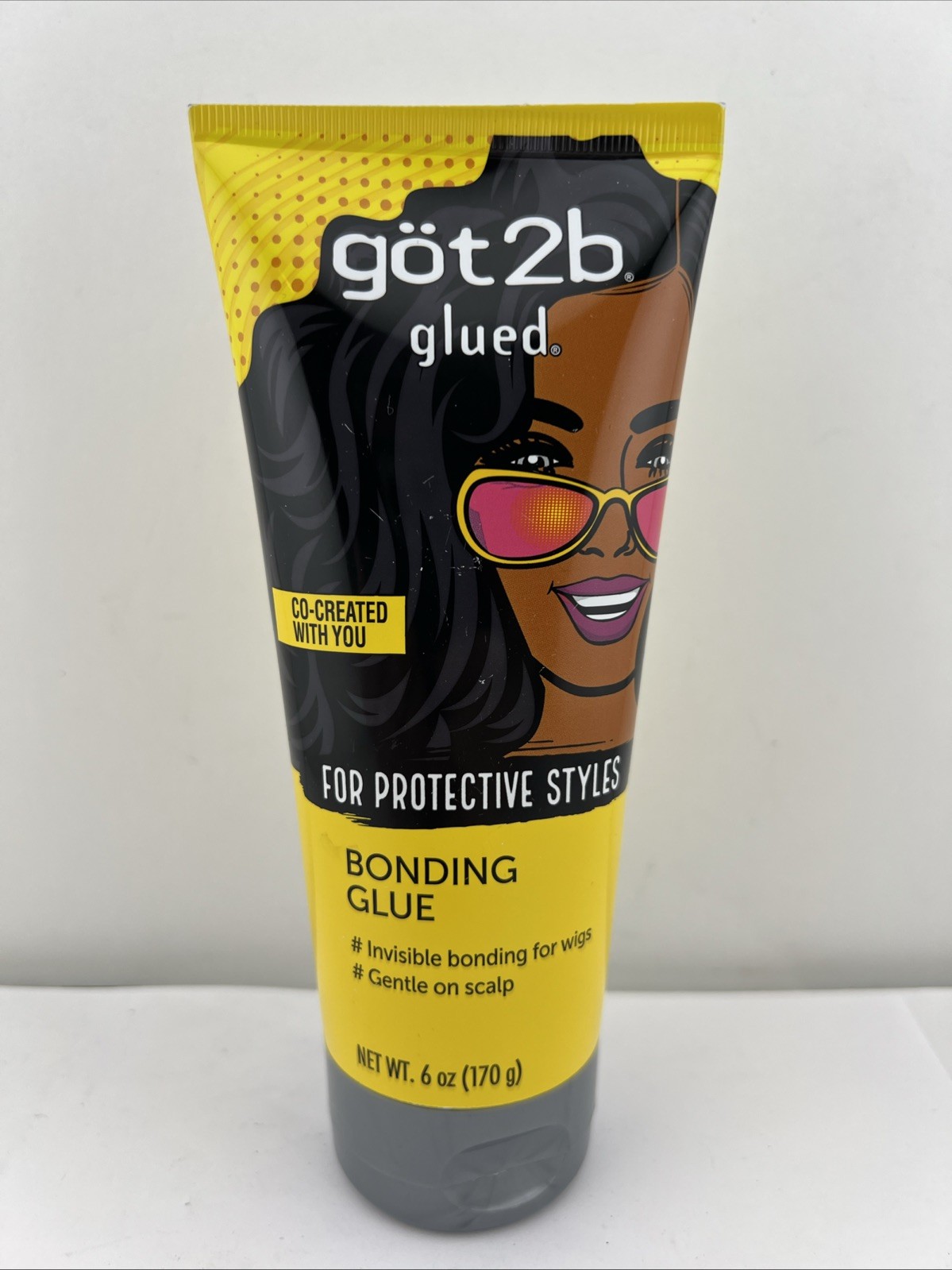 Got2b glued BONDING GLUE for Wigs, Invisible & Gentle, 6 oz Each, 2 PACK
