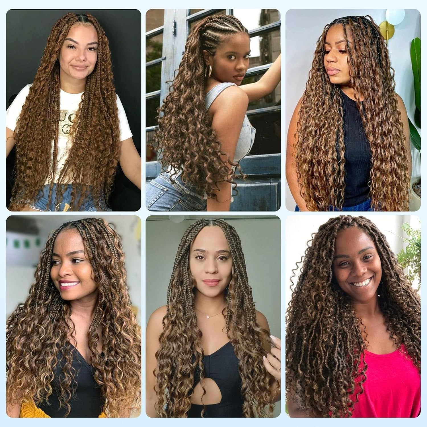 Boho Hair For Braiding Deep Wave Human Braiding Hair 110g 20 Inch Bulk Human …