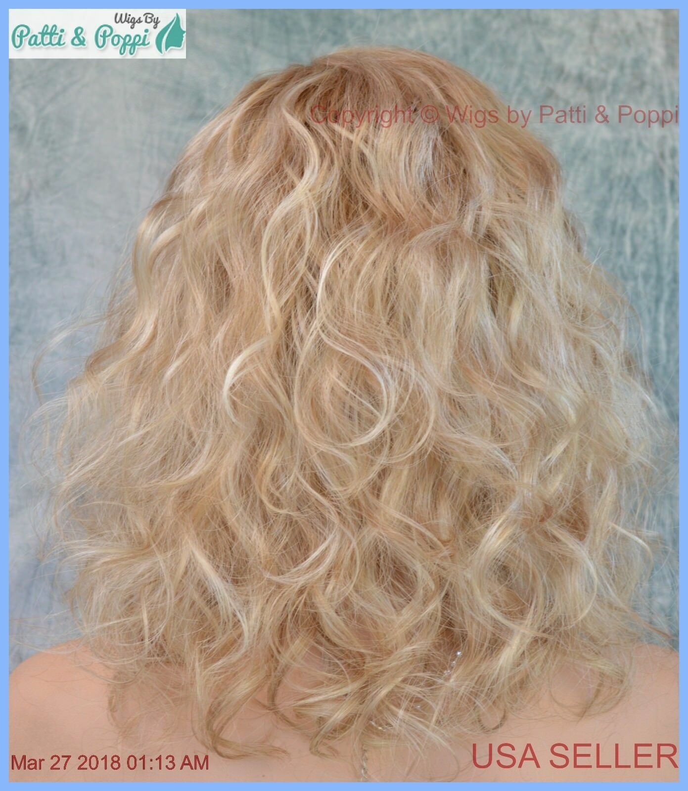 RADIANT BEAUTY GABOR WIG COLOR GL14-22SS SANDY BLOND LACE FRONT MONO PART
