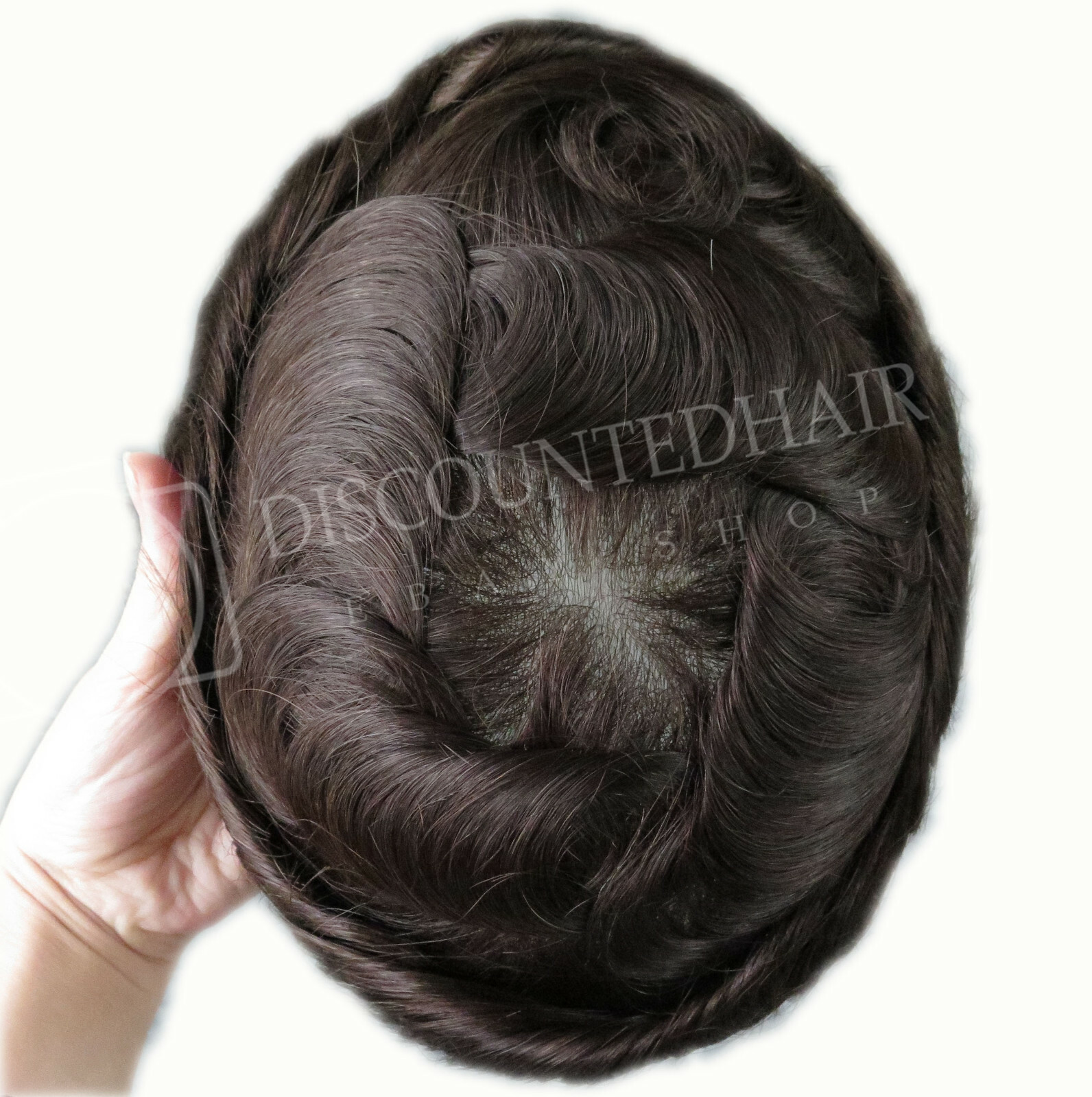 Toupee Hair Replacement System Hairpiece for Men Super Natural Ultra Thin Skin