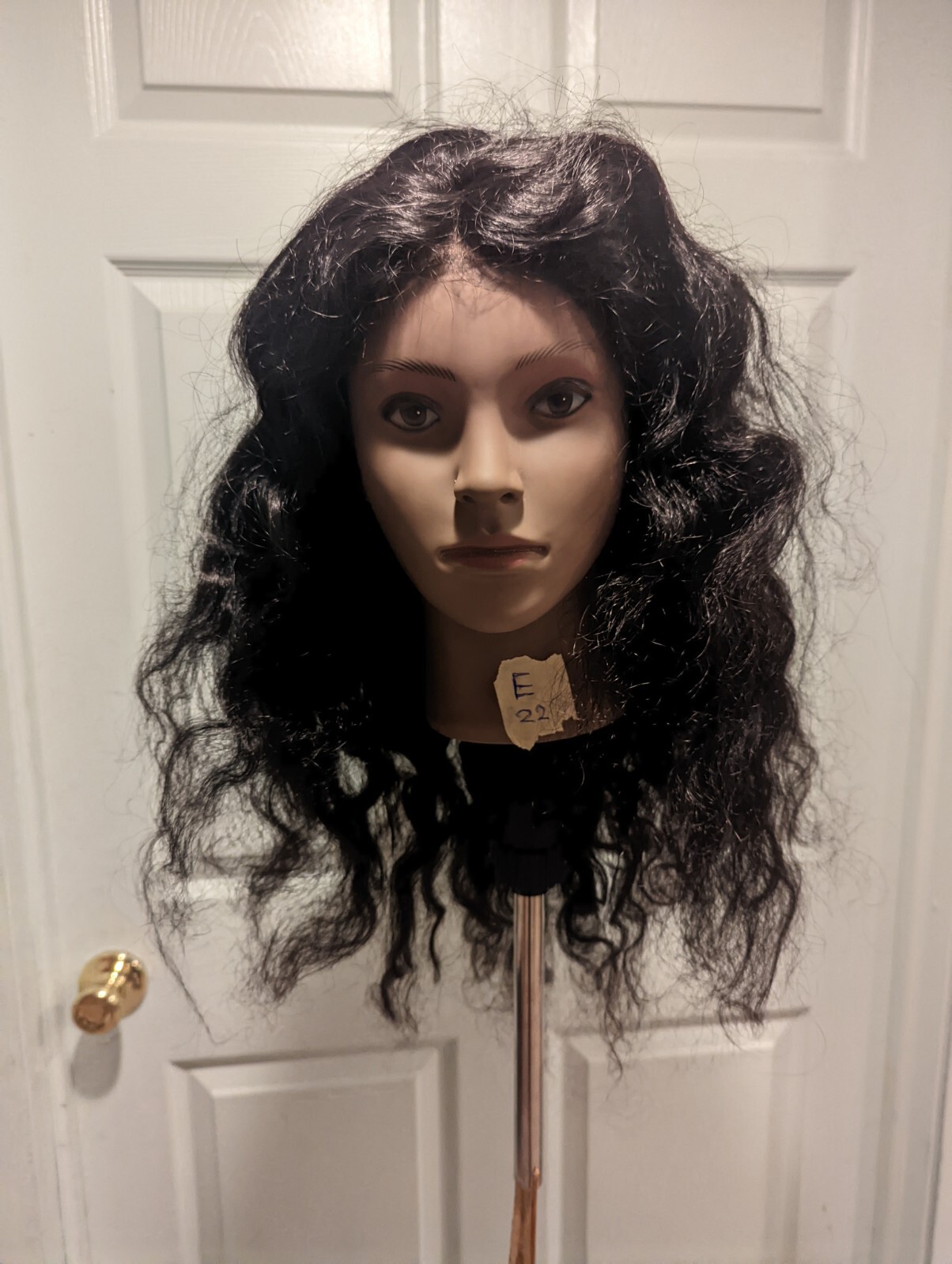 High Quality regular Top 22 to 24″ curly wavy 100% Virgin Human Hair Lace Wig