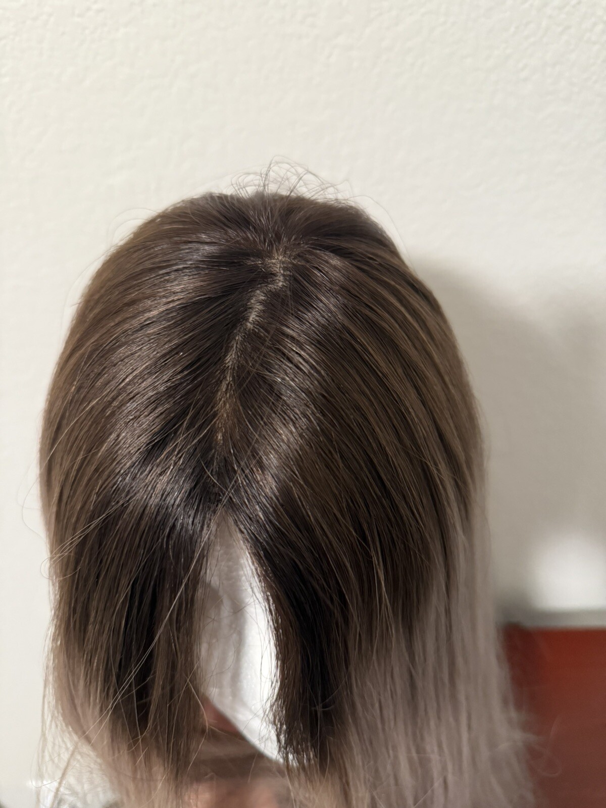Mongolian Hair Silk Top Wig: Super Thick And Long! Platinum Blonde