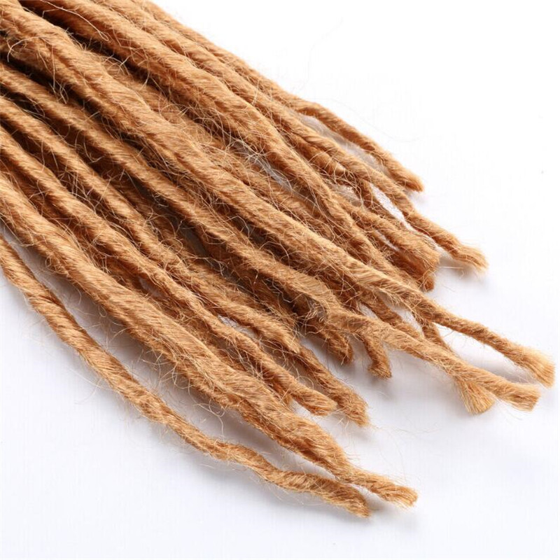 20″ Soft Thin Dreadlocks Crochet Braids Twist Faux Locs Crochet Hair Extensions
