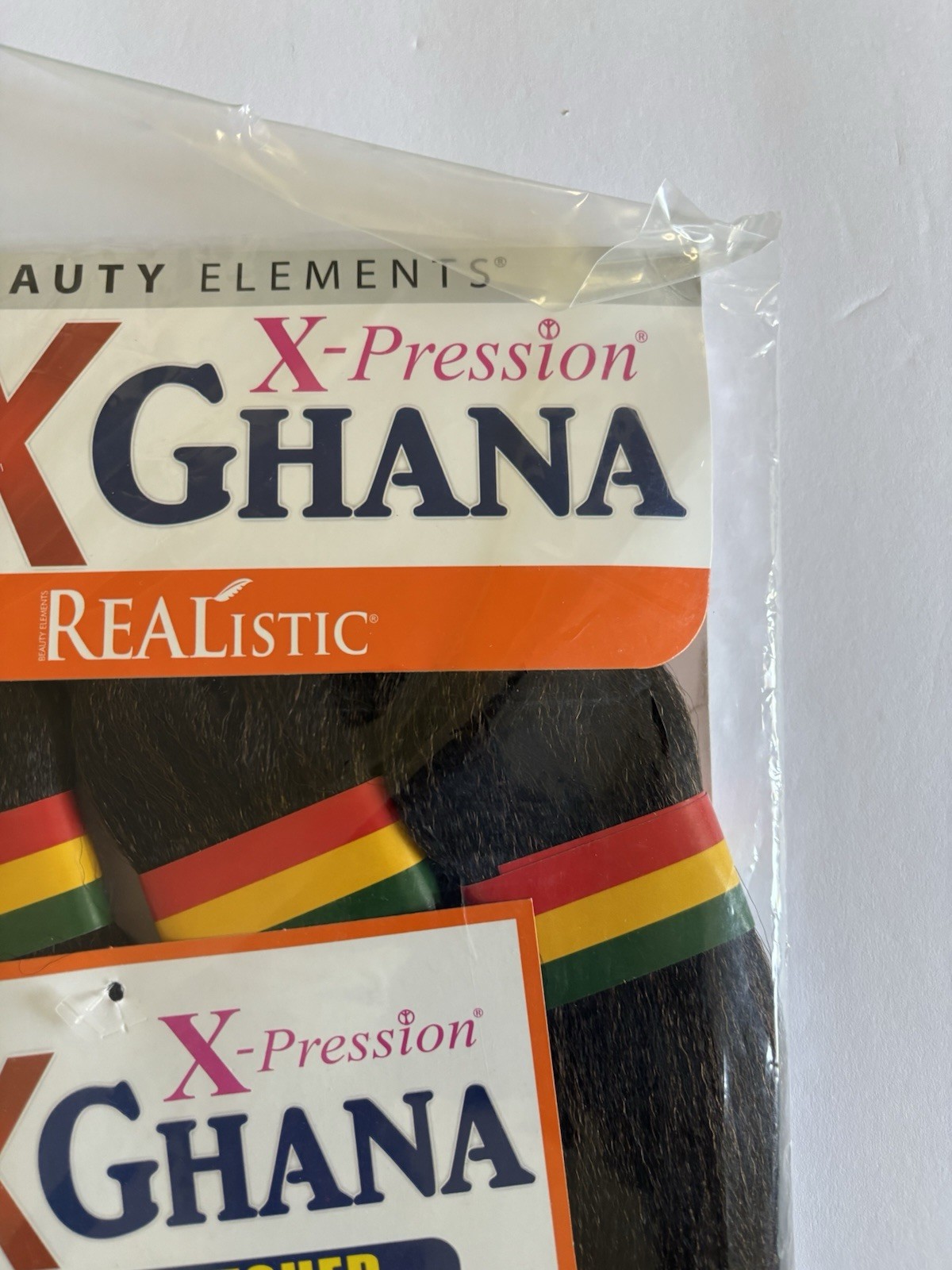 Realistic 50” 3X GHANA PRE STRETCHED Kanekalon 100% Color T1B30