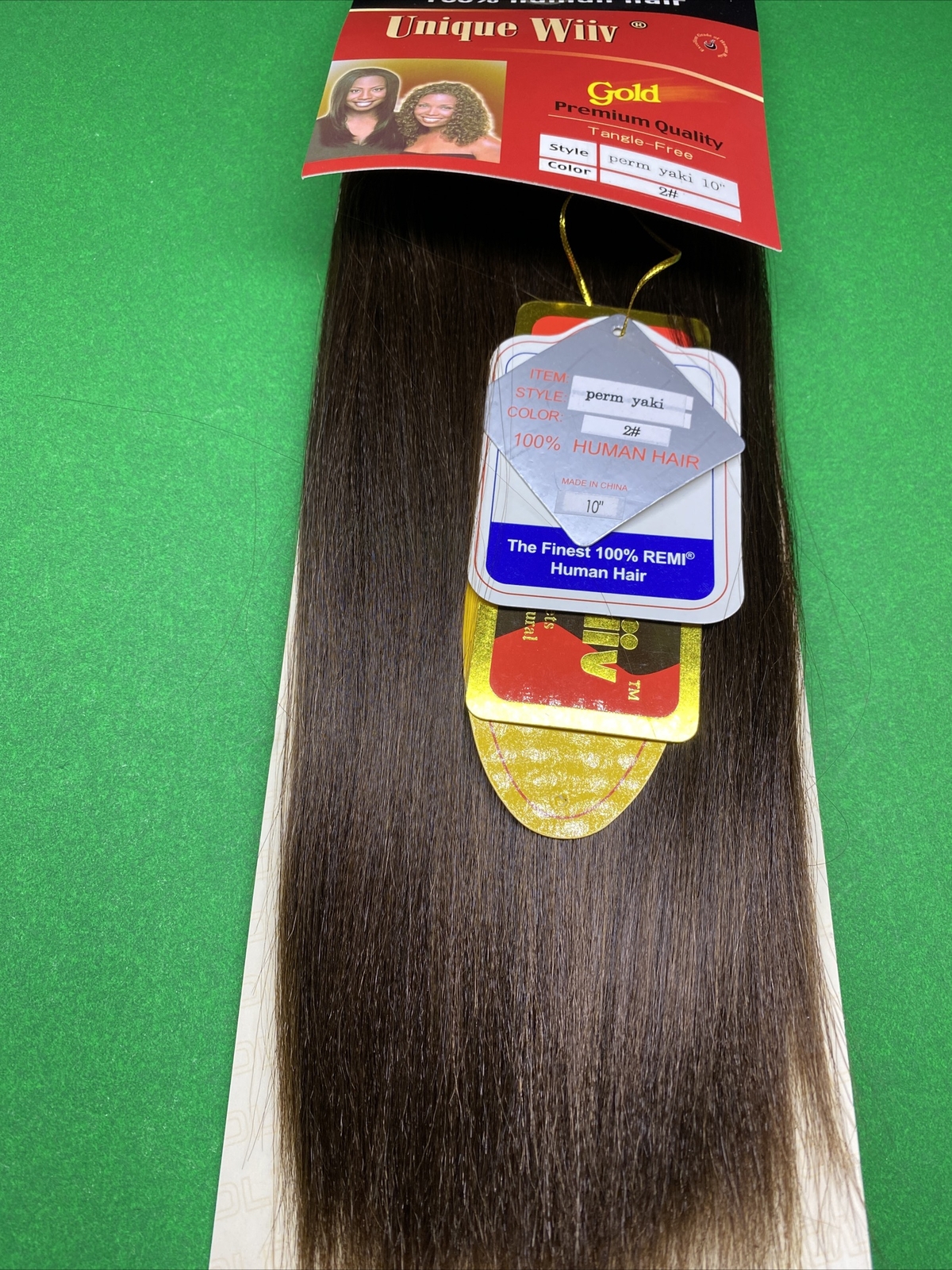 Unique_Wiiv_100% Human Hair SILKY WEAVE_10″_#2_by BOHYME