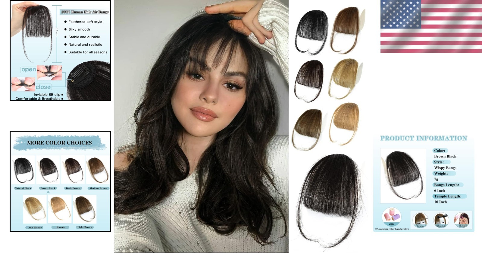 Cute and Nifty Bangs Hair Extensions