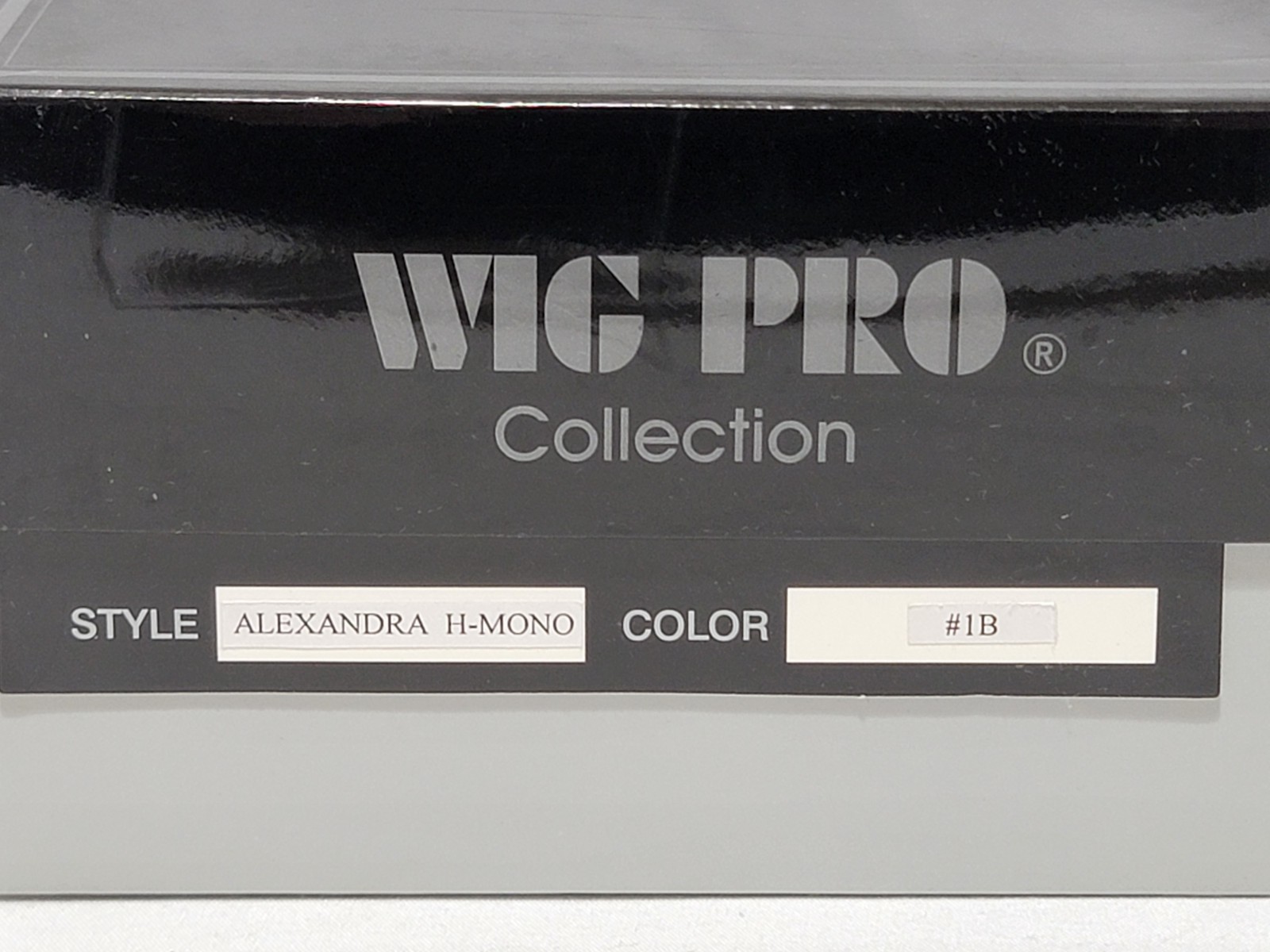NEW Wig Pro Alexandra H-Mono Color 1B Off Black 100% Human Hair Women’s Wig remy