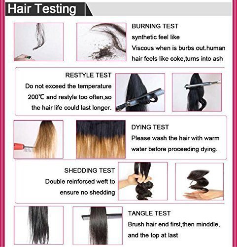 Brazilian Virgin Body Wave Wavy Sew In Bundle Ombre 1B/4/27 Black/Brown/Blonde