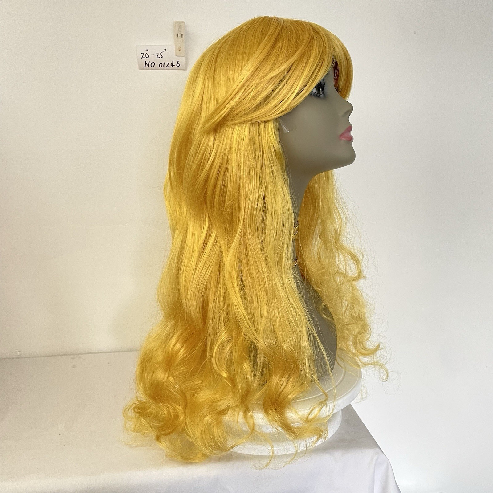 WIG. NO01246 (20-25 inch)one size adjustable elastic band.