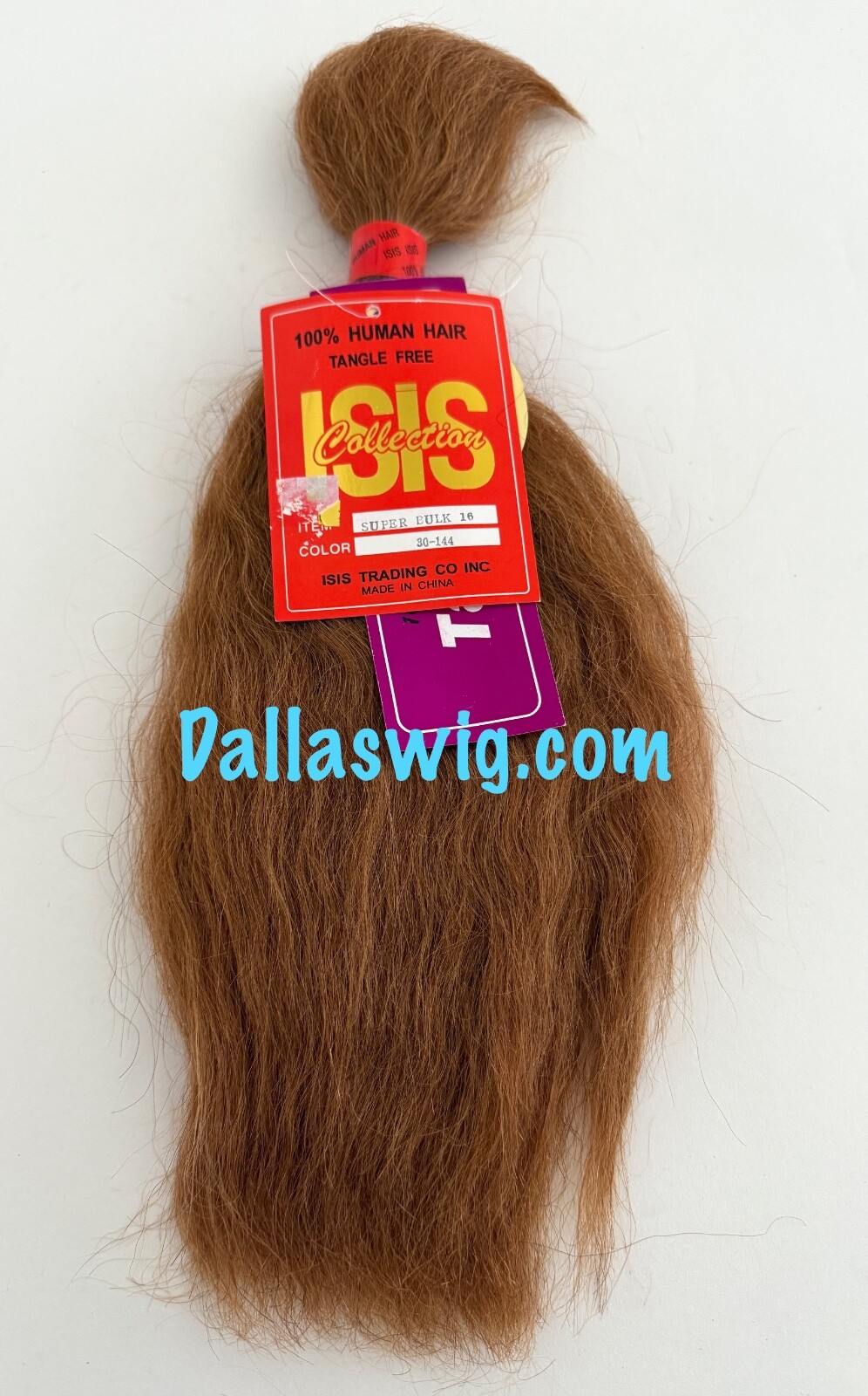 Closeout Isis 100% Human Natural Soft Super Bulk 16″ Bulk Braiding Hair