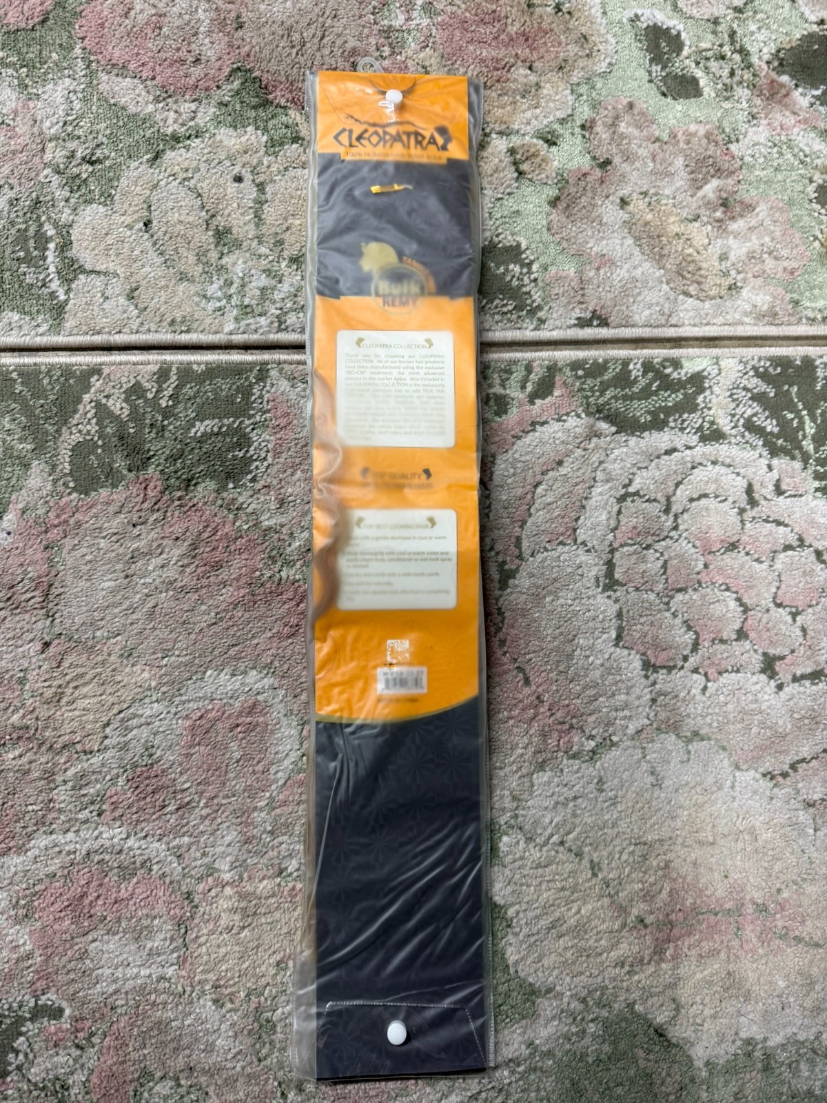Cleopatra 100% Human Bulk Remy Hair Extensions 22” #27 European Super Bulk