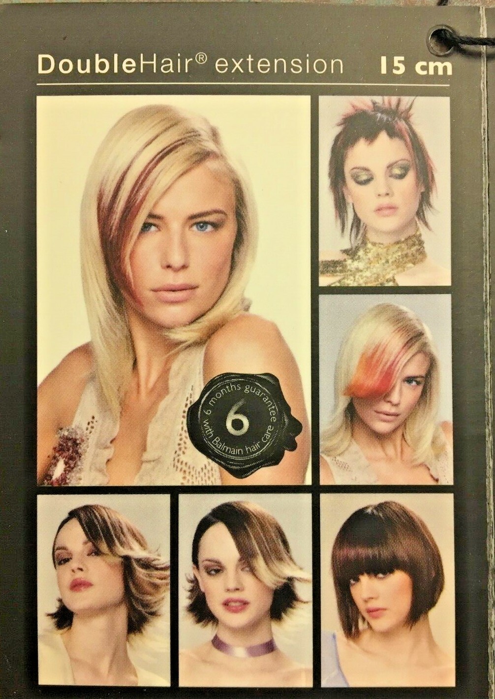 Hair Extension Weft 100% Human Hair 3pcs 6″ Balmain DoubleHair