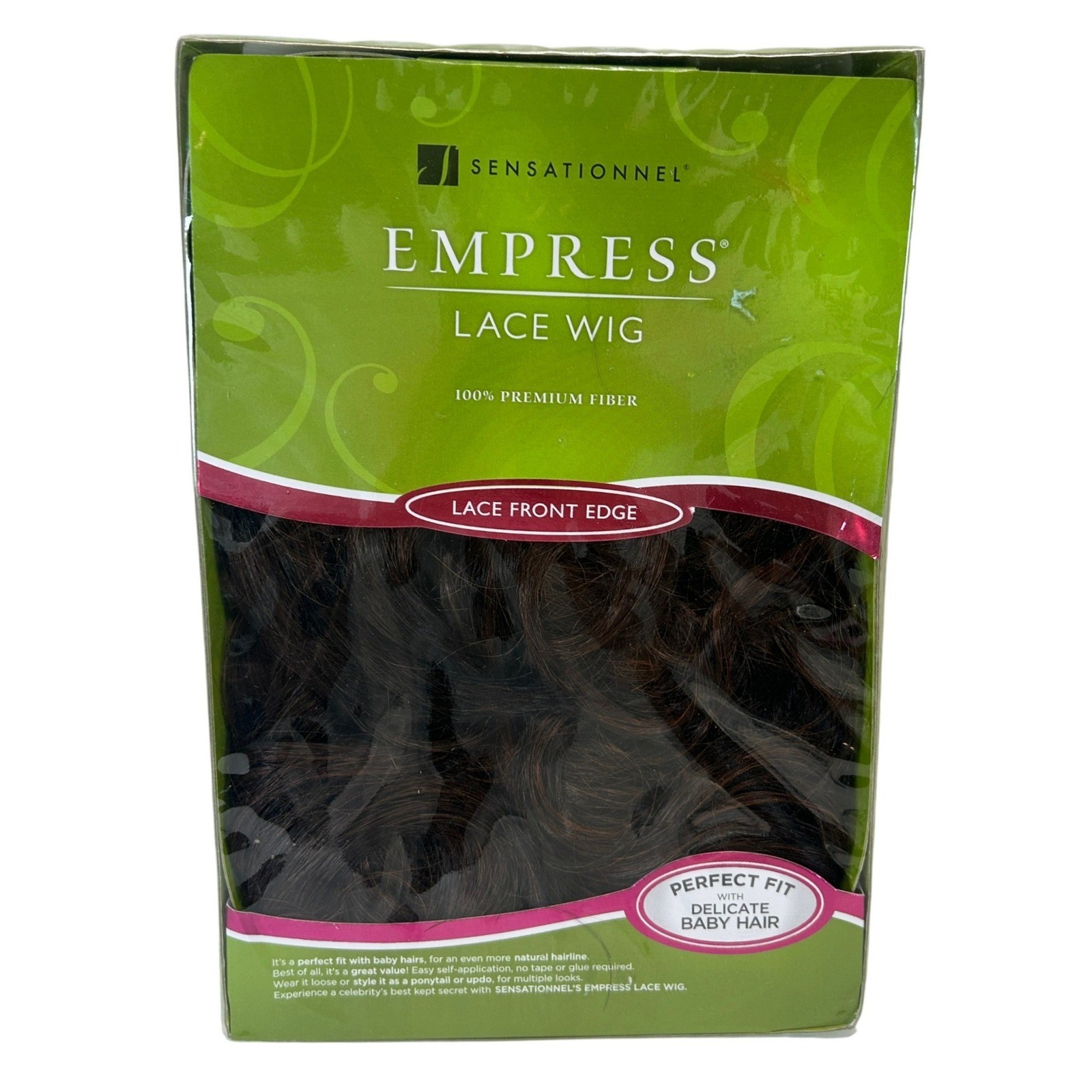 Sensationnel Empress Lace Wig Lexi DXR991 Brown Burgundy Premium Fiber Lace