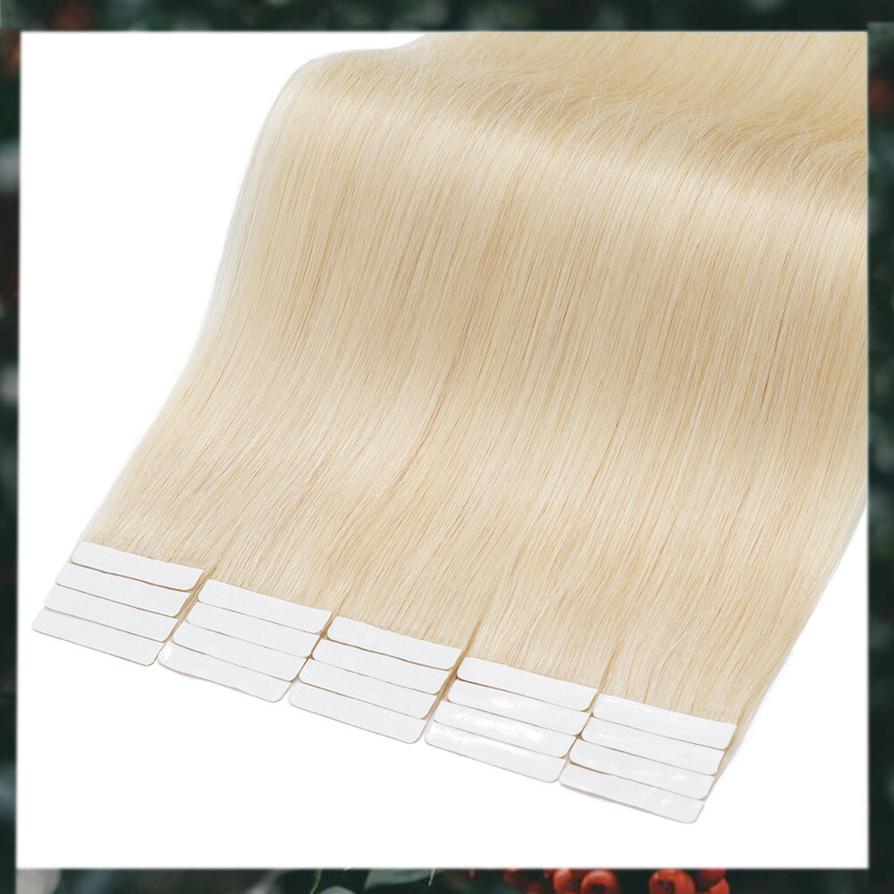 200G Thick Tape In Russian Human Hair Extensions Real Remy Skin Weft Balayage US