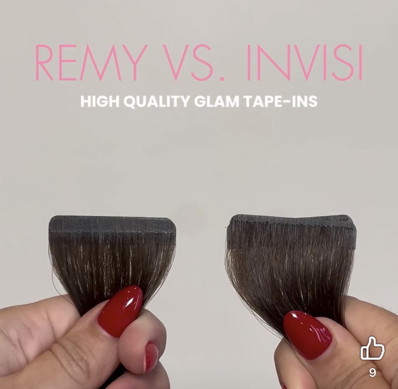 Glam Seamless 20” Tape In Hair Extension Rooted Platinum Blonde #1001 10 Pack