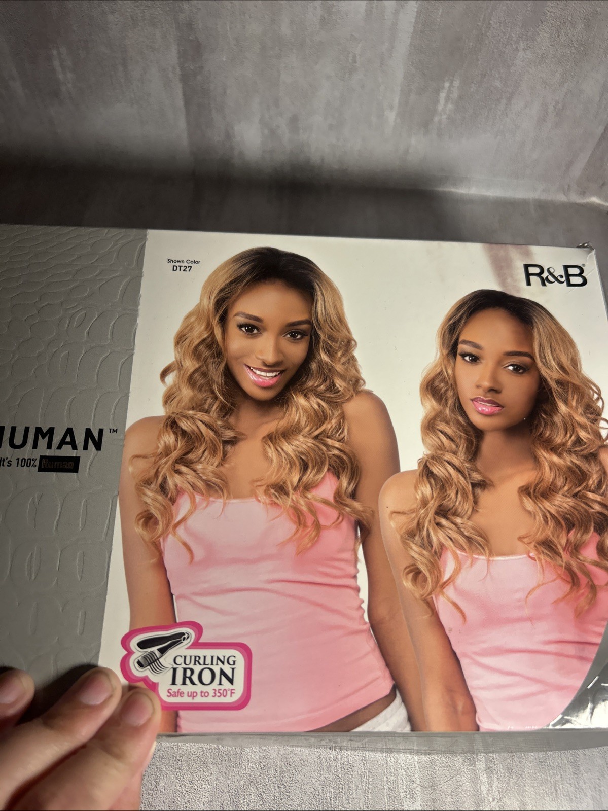 Ruman And Human Wig RL-Tina DR-27 Long Curling Iron Safe Free Ship L12