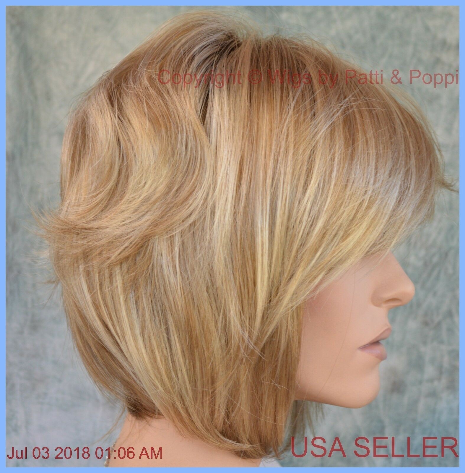 “CAMERON” RENE OF PARIS HI FASHION WIG Creamy Toffee R CLASSY BOB STYLE