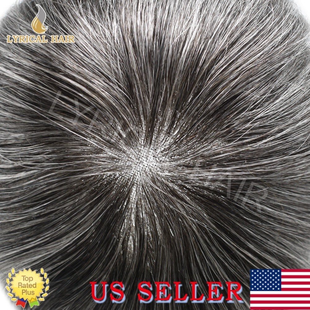 Lyrical Hair Mens Toupee Hairpiece French Lace Front Human Hair System Natural