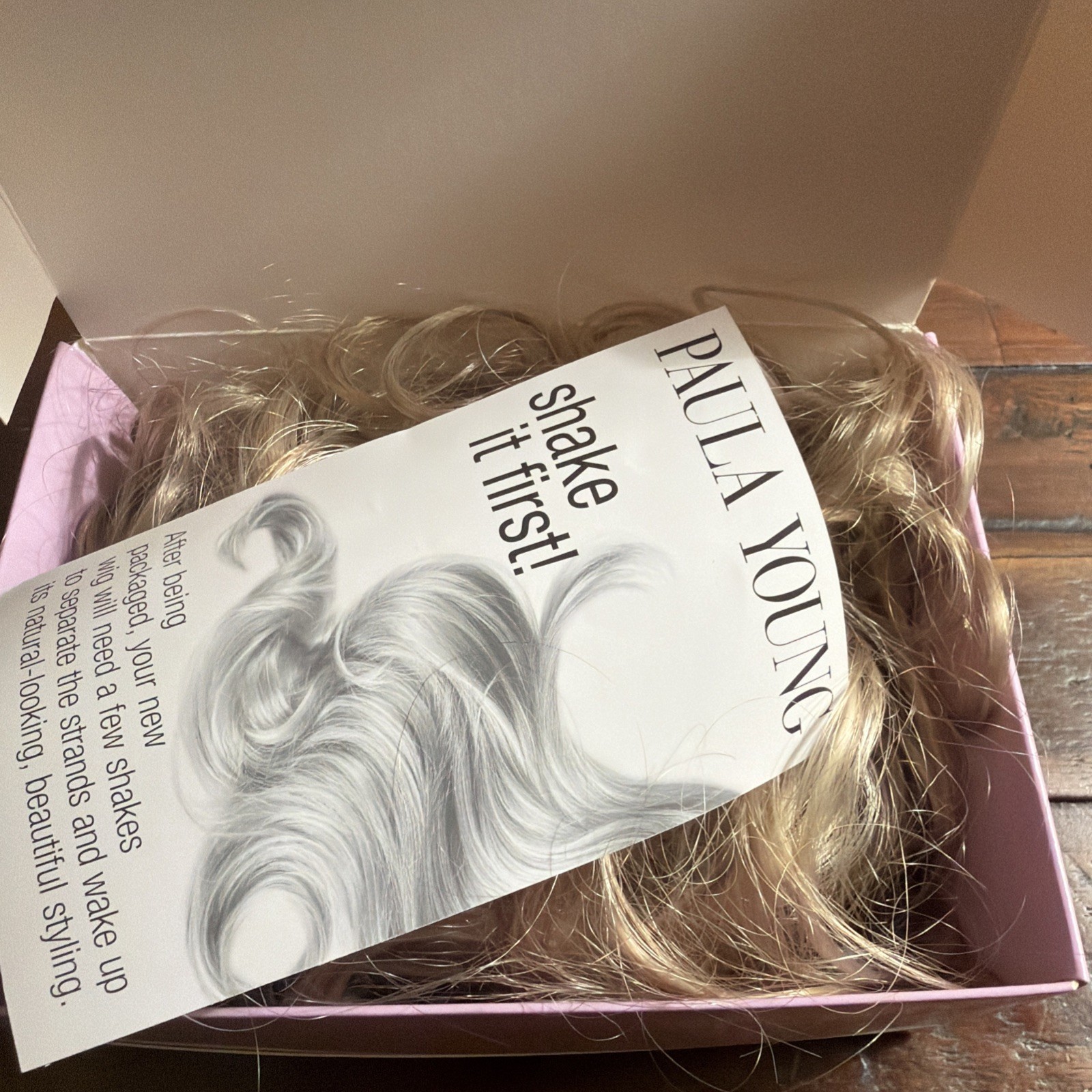 Paula Young Wig Wigs Curly Girl Claw Clip on Color 14/88A Blonde A3238