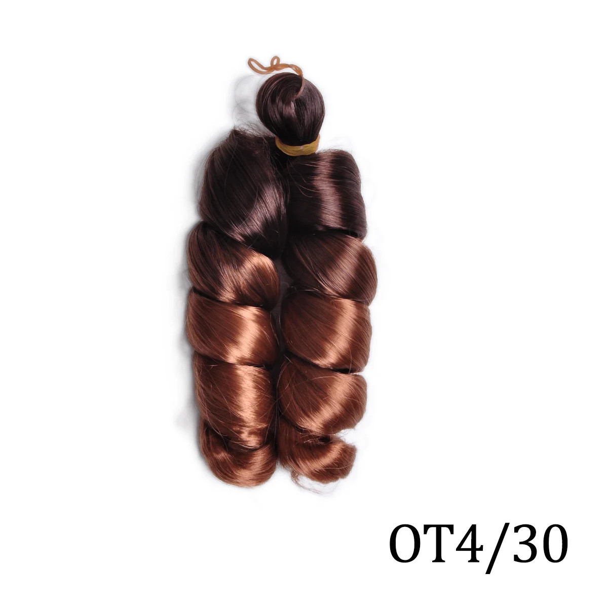 12Inch French Curls Synthetic Hair Extensions Loose Deep Wave Crochet Braids
