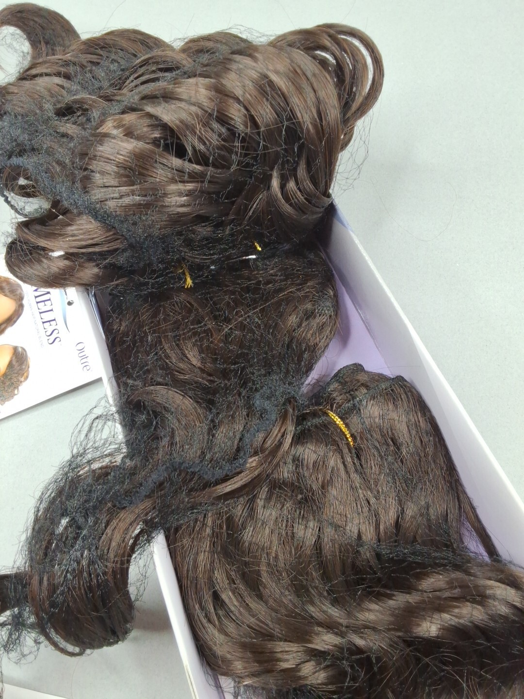 Euro Deep #2 Darkest Brown 12” 14” Timeless All-in-One Synthetic Curly Hair