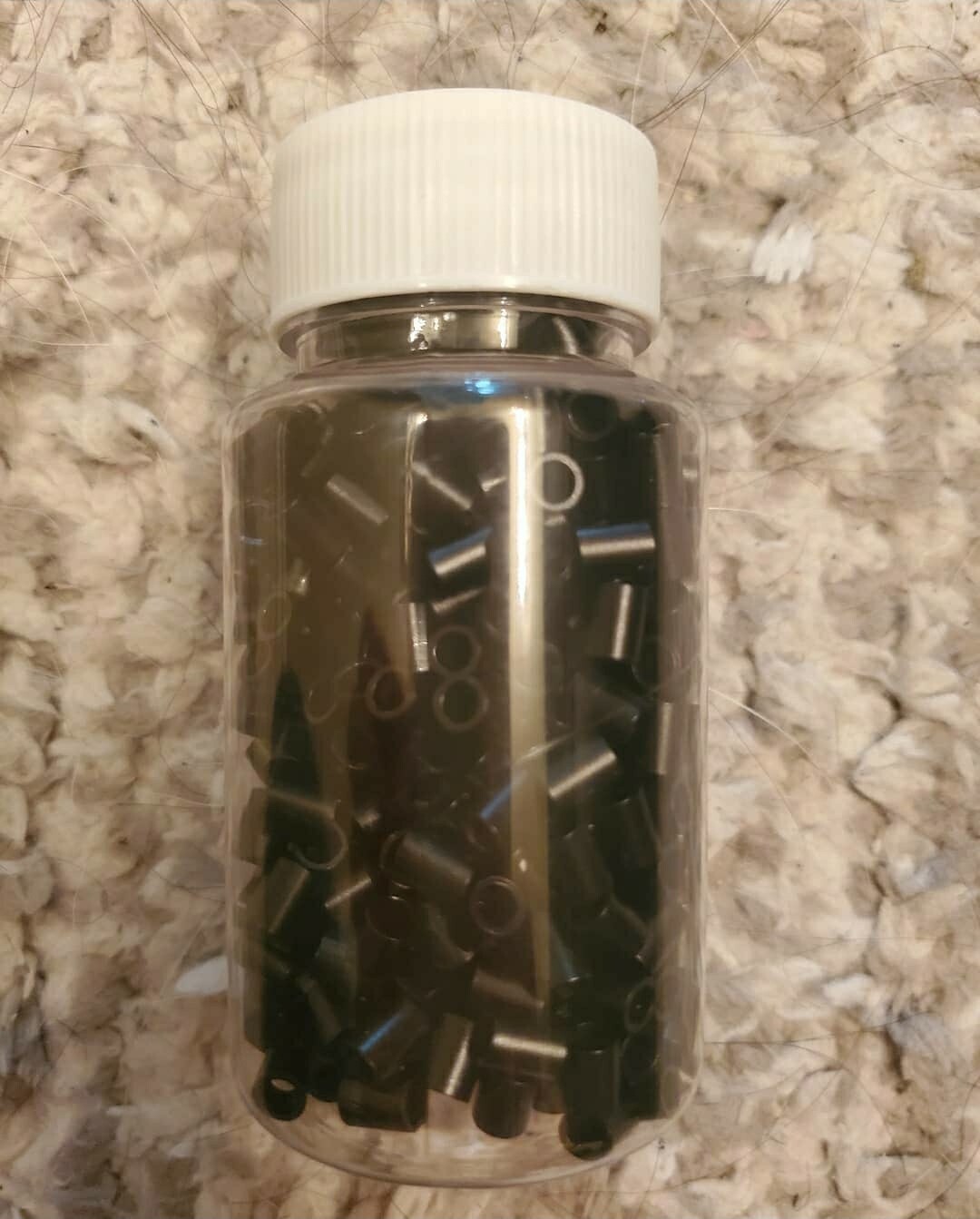 Mermaid hair micro beads 500pcs black XL Size double strand hair extensions
