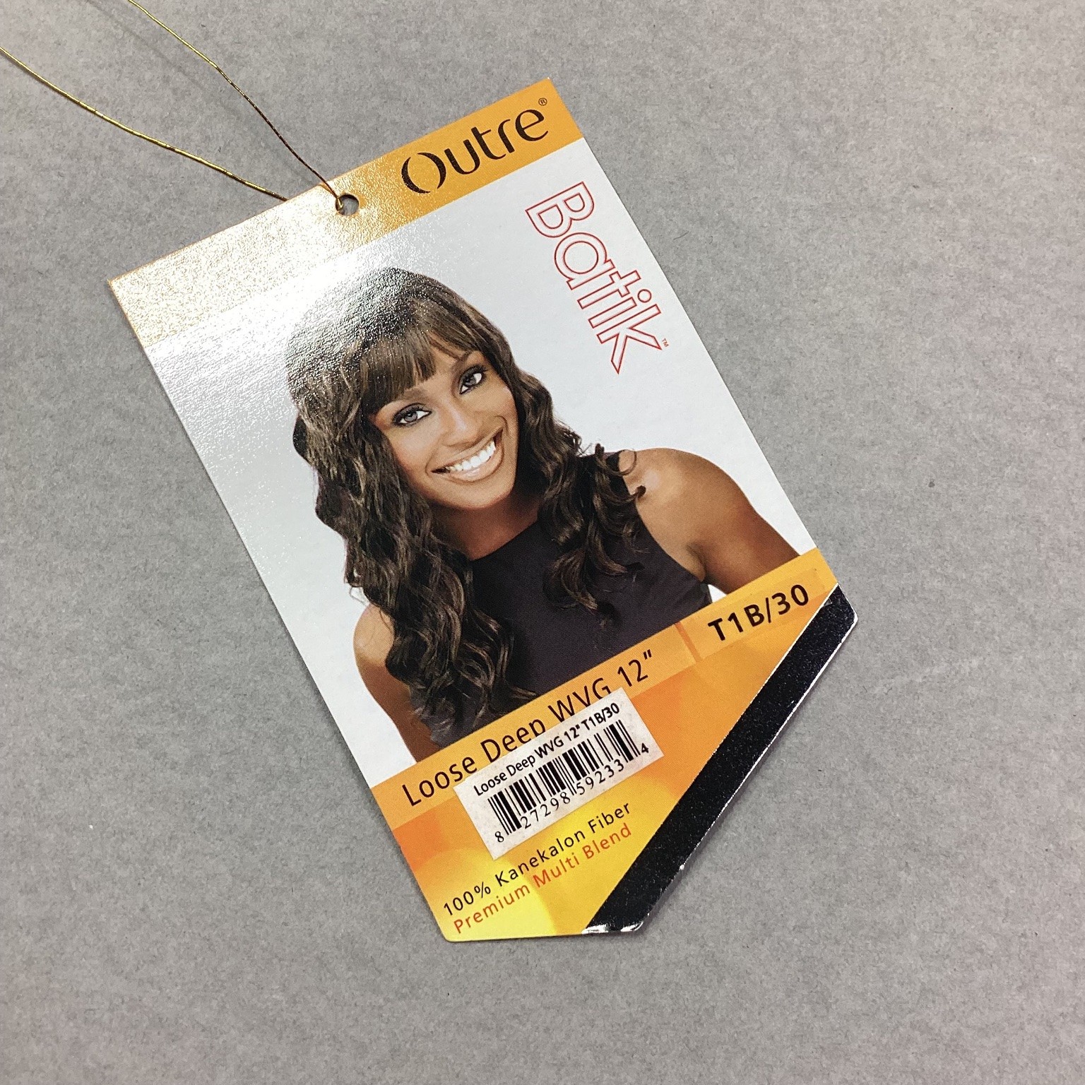 Outre Batik Loose Deep WVG Hair Extensions 12″ T1B/30 Kanekalon Fiber