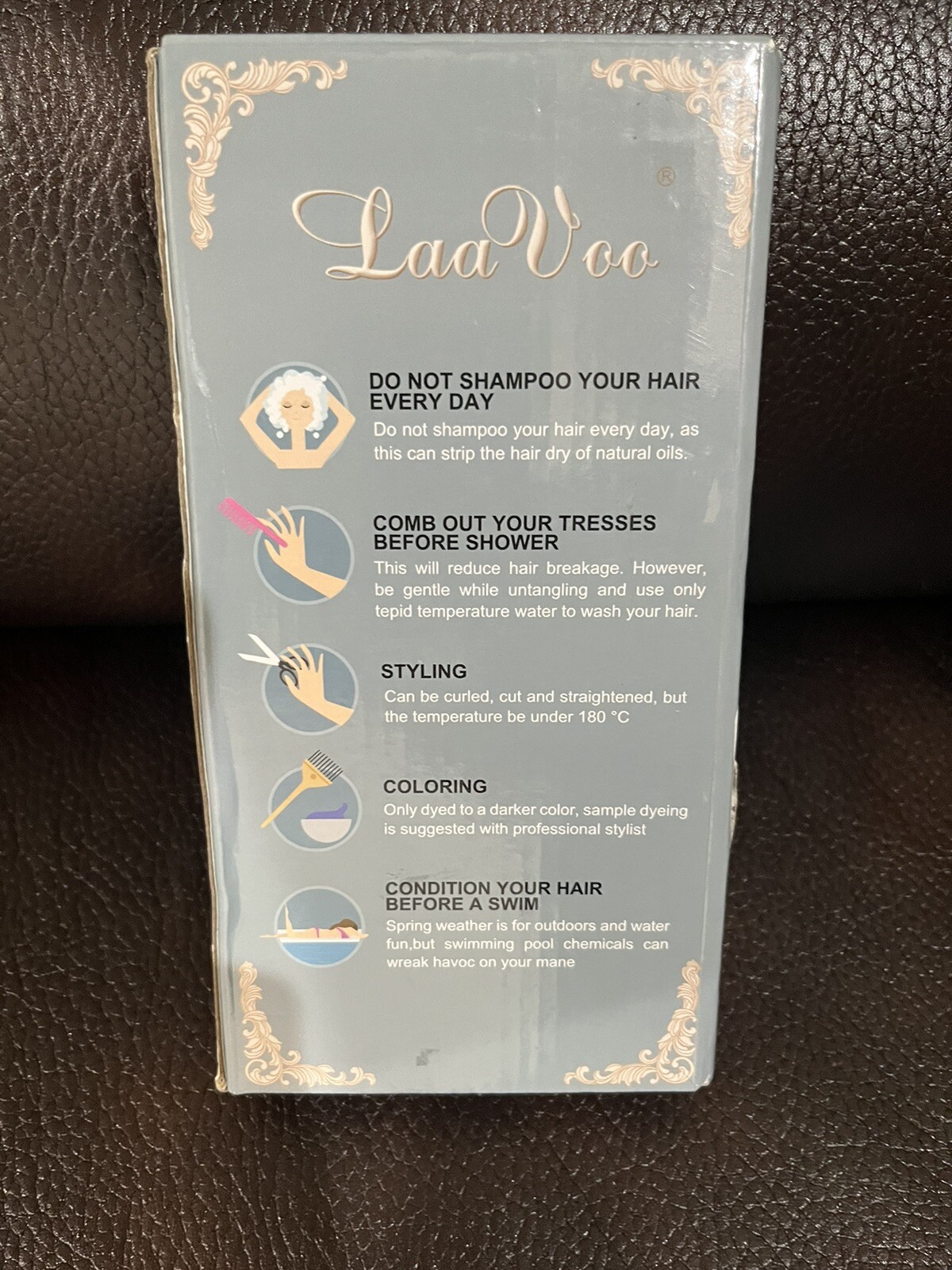 Laavoo 70g Clip In Human Hair Extensions 14” Highlighter Hair 4/27/4#