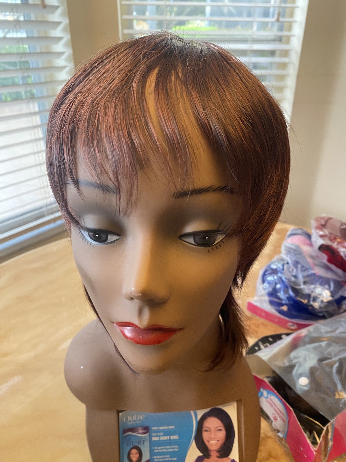 MODERN WAY FASHION PRINCESS WOMEN’S SYNTHETIC SHORT WIG – DARK BROWN