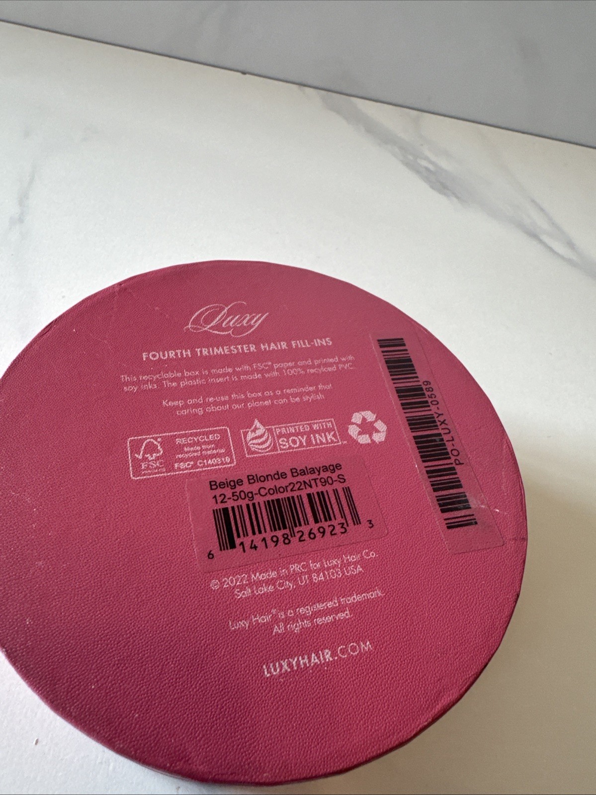 Luxy 12″ Beige Blonde Balayage Fourth Trimester Hair Fill-Ins (50g) 22NT90-S New