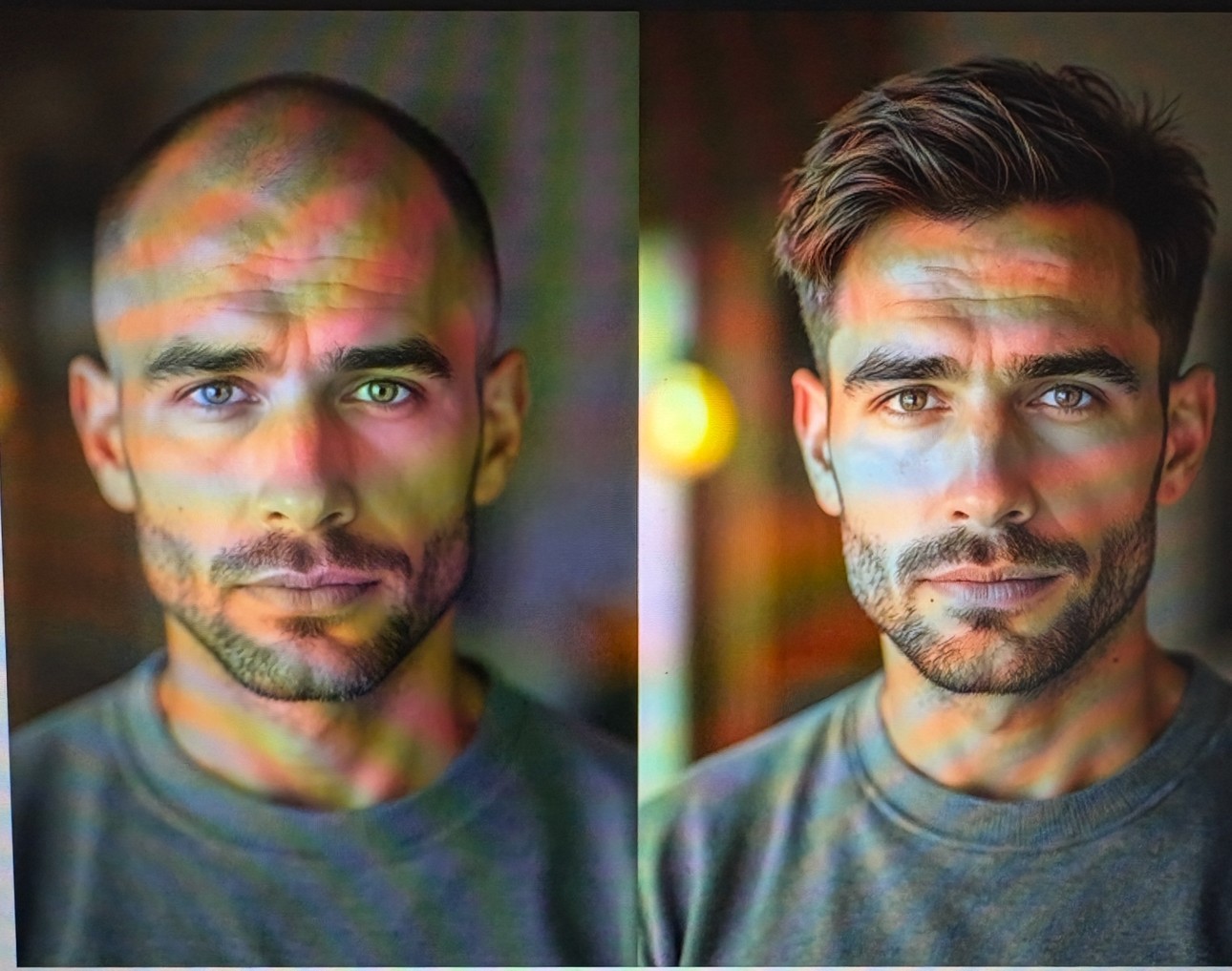 men’s hair-piece, toupee, hair system 1b/30 black with 30% grey 2-4 mm thin skin