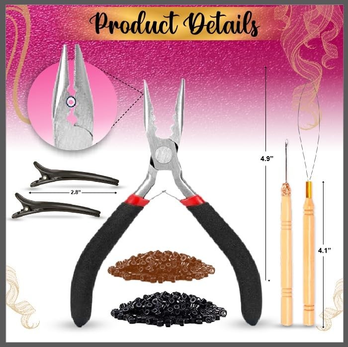 | 14 Colors | Up To 6800 Strands | Heat Resistant 48 Inch, 14