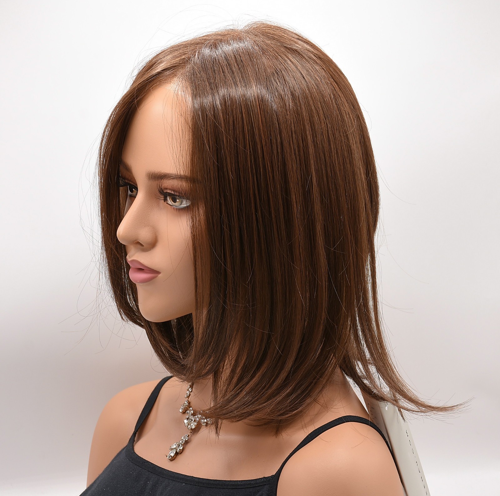 TOP TREND LACE HD 14″ STRAIGHT TOPPER by JON RENAU, 6/33, Mono Top + Lace Front
